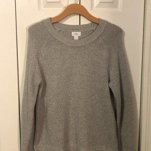 Large Old Navy Light Gray Sweater